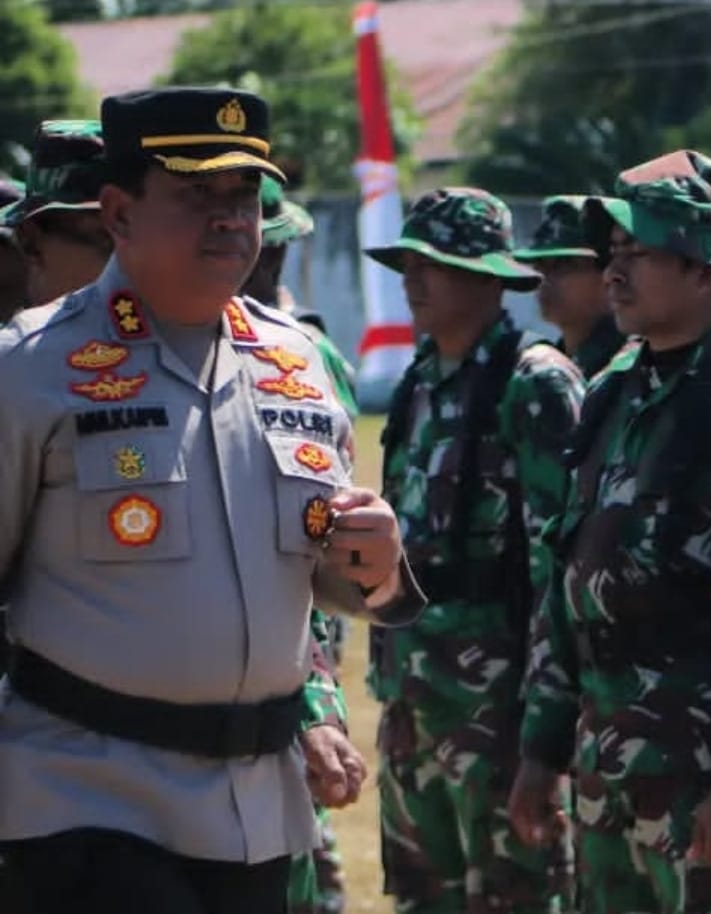 Wujud Sinergitas TNI-Polri, Kapolres Muna Hadiri Pembukaan TMMD Ke-118 Tahun 2023