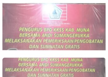 Andi Sumangerukka Bersama Pengurus BPD KKSS Muna Laksanakan Pengobatan dan Sunatan Massal Gratis
