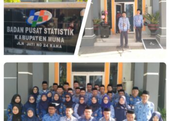 Peringati Hari Statistik Nasional 2023, BPS Muna Beri Penghargaan Kepada ASNnya