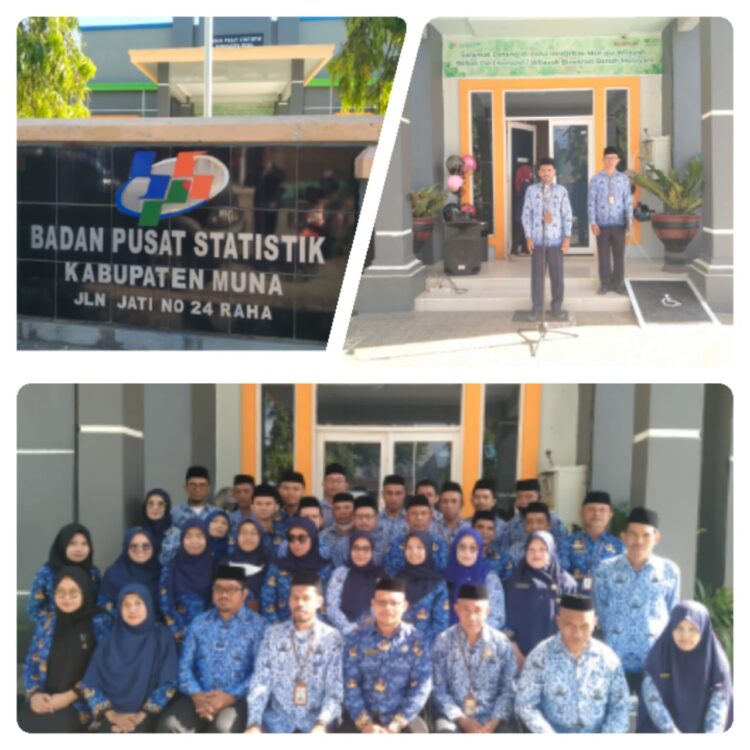 Peringati Hari Statistik Nasional 2023, BPS Muna Beri Penghargaan Kepada ASNnya