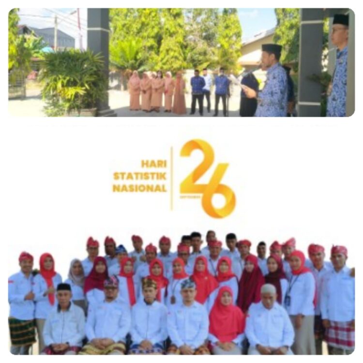 Peringati Hari Statistik Nasional 2023, Kepala BPS Muna, Leman Jaya Sampaikan Amanat Sestama BPS