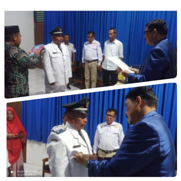 Pelantikan Kepala Desa Parigi berjalan Dengan lancar sesuai dengan Perintah Kemendagri