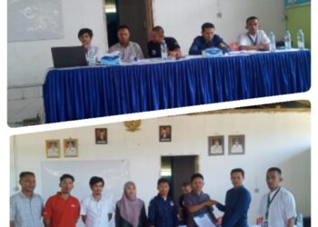 Kades Kombungo Kukuhkan Pengurus BUMDes Mandiri Disaksikan Sekertaris Pengabdian Masyarakat UKPM dan Pendamping Desa