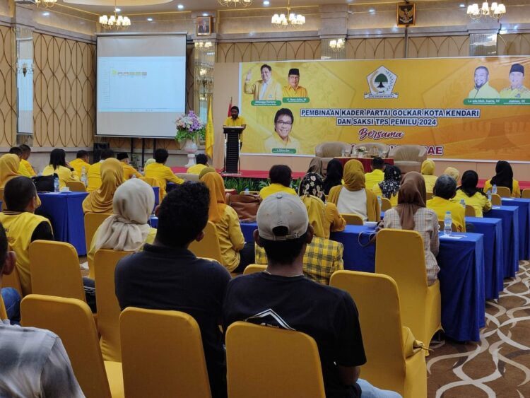 Hadapi Pemilu 2024, DPD II Golkar Kendari Rembuk Seluruh Kader dan Saksi