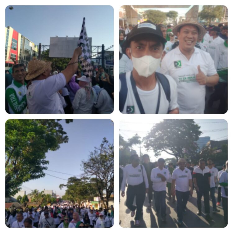 Koordinator Presidium KAHMI Sultra Buka kegiatan Jalan Sehat Nasional Dalam Rangka Milad ke-57