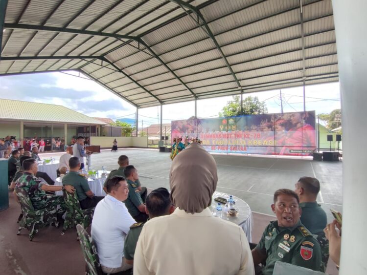 Lomba Bertemakan Kearifan Lokal di Korem 143 HO Ramaikan HUT TNI Ke-78