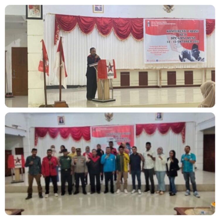 Konfercab II GMNI Muna Resmi Dibuka, Ini Pesan La Ode Asmadi Teno