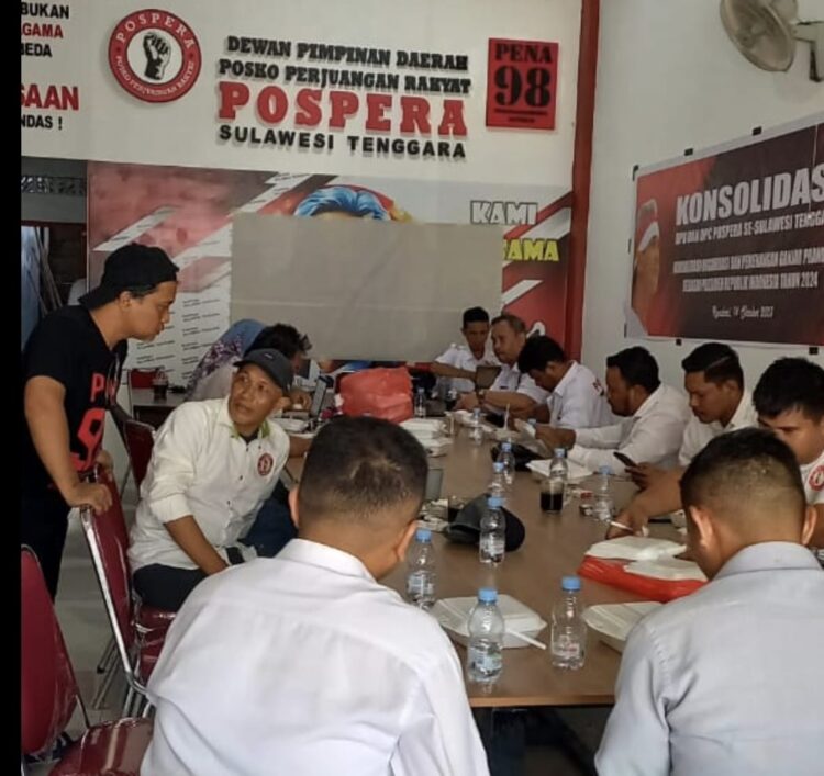 DPD Pospera Gelar Rakorda, Seluruh DPC Pospera Se Sultra Siap Berjuang Menangkan Ganjar