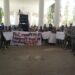 Demo di Kantor Bupati, BKPSDM dan DPRD Muna, Ratusan Honorer Satpol PP Tuntut Diangkat Jadi ASN