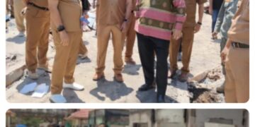 Tinjau Langsung Pasar Wakuru yang Terbakar, Bupati Muna Berharap Agar Pedagang Bisa Kembali Berjualan Seperti Biasanya