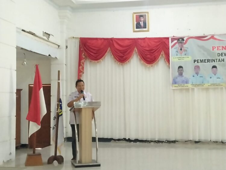 Pesan Bupati dalam Pengukuhan Pengurus DPC APDESI Muna