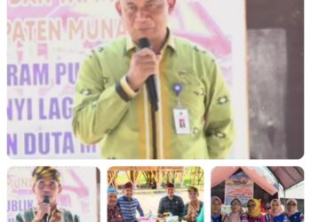 Mewakili Bupati, Kadis Dikbud Muna Buka Lomba Menyanyi Lagu Daerah dan Duta Museum Barugano Wuna
