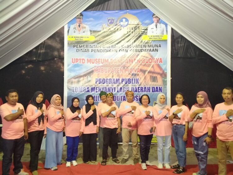 Lomba Menyanyi Lagu Daerah Muna yang diselenggarakan UPTD Museum dan Taman Budaya memasuki Babak Grand Final