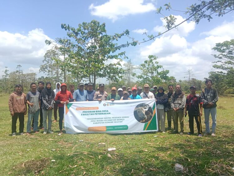 Tim Dosen Fakultas Peternakan UHO Lakukan Penelitian Dasar Internal Tentang Kerbau Rawa sekaligus Program Bina Desa di Kecamatan Angata dan Mowila, Konawe Selatan