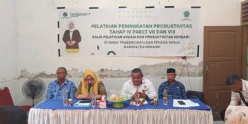 BPVP Kendari Buka Dua Paket Pelatihan Produktivitas di Kabupaten Konawe, Diikuti 50 Pelaku Usaha