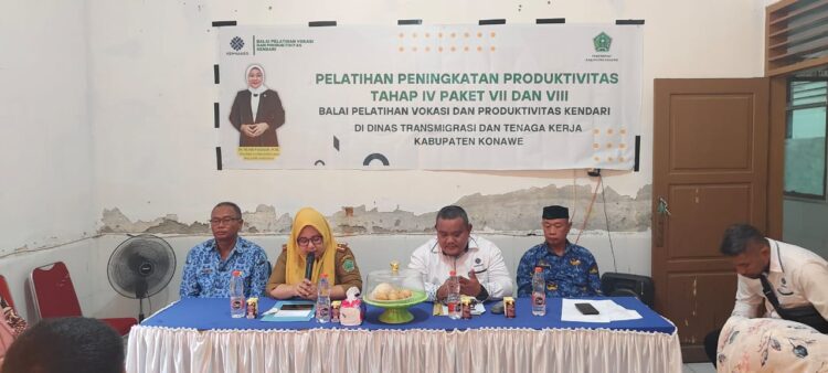 BPVP Kendari Buka Dua Paket Pelatihan Produktivitas di Kabupaten Konawe, Diikuti 50 Pelaku Usaha