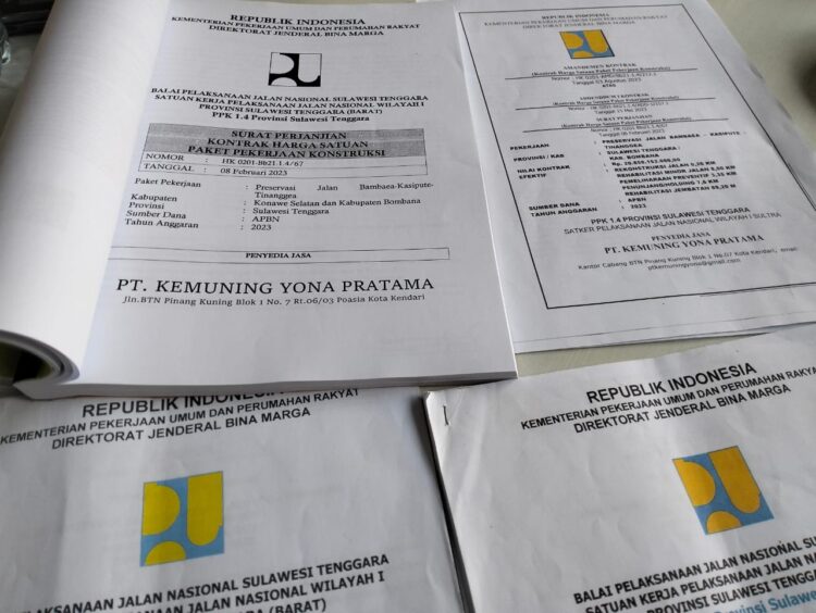 Kontraktor Proyek Jalan Bambaea-Kasipute-Tinanggea Soroti Tindakan Oknum PPK BPJN Sultra