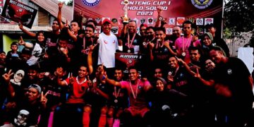 ‘Anak Lorong’ Sukses Gelar Turnamen Futsal Banteng Cup I di Kendari