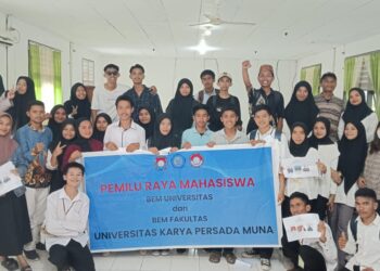 Pemilihan Ketua BEM dan DPM Fakultas Manajemen Universitas Karya Persada Muna berlangsung Sukses
