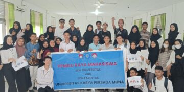 Pemilihan Ketua BEM dan DPM Fakultas Manajemen Universitas Karya Persada Muna berlangsung Sukses