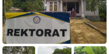 Gerakan Jumat Bersih di Kampus Dua (Eks Diklat) Universitas Karya Persada Muna