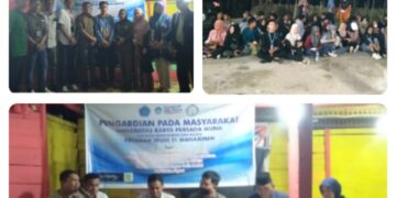 Mahasiswa Program Studi S1 Manajemen UKPM Melaksanakan Pengabdian Masyarakat di Desa Banggai Kecamatan Duruka
