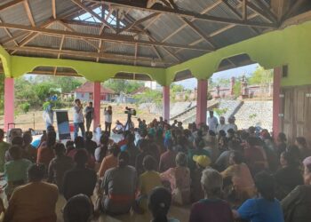 Kemeriahan Warga Bersama PAC Pospera di Desa Peoho Kabupaten Kolaka Deklarasi Dukung dan Siap Menangkan Ganjar-Mahfud