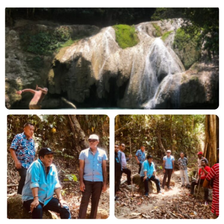 Bupati Muna Kunjungi Air Terjun Kalima-lima Desa Moolo Kecamatan Batukara