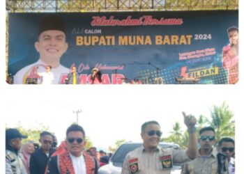 Pesan dan Harapan La Ode Amsar & Rajiun Tumada dalam Silaturahmi Akbar di Lapangan Desa Wuna Kecamatan Barangka Kabupaten Muna Barat