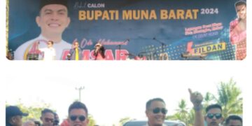 Pesan dan Harapan La Ode Amsar & Rajiun Tumada dalam Silaturahmi Akbar di Lapangan Desa Wuna Kecamatan Barangka Kabupaten Muna Barat