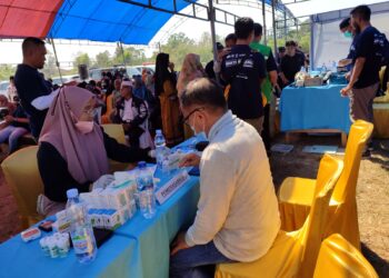 Ratusan Masyarakat di Konsel Antusias Ikuti Pengobatan Gratis PT WIN
