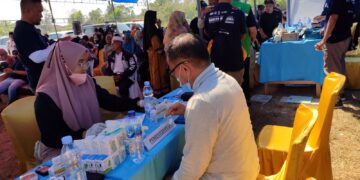 Ratusan Masyarakat di Konsel Antusias Ikuti Pengobatan Gratis PT WIN