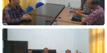 Rektor Universitas Karya Persada Muna Silaturahmi dengan Pimpinan Bank Sultra Cabang Raha, Ini yang Dibahas