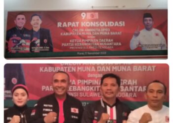 Pimpinan Cabang Partai Kebangkitan Nusantara (PKN) Muna Target 4 Kursi DPRD di Pemilu 2024