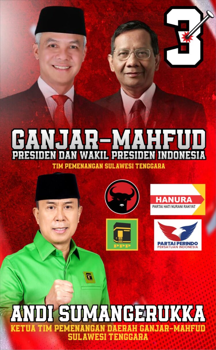 ASR Nahkodai Tim Pemenangan Daerah paslon Ganjar-Mahfud Di Bumi Anoa