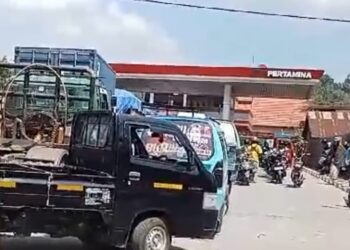 Diduga Salurkan BBM Tak Tepat Sasaran, SPBU Teratai Tuai Protes
