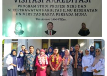 Sambutan Rektor dalam pelaksanaan Akreditasi Program Studi Profesi Ners dan S1 Keperawatan Fakultas Ilmu Kesehatan Universitas Karya Persada Muna