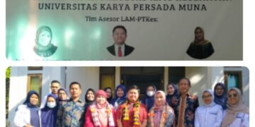 Sambutan Rektor dalam pelaksanaan Akreditasi Program Studi Profesi Ners dan S1 Keperawatan Fakultas Ilmu Kesehatan Universitas Karya Persada Muna