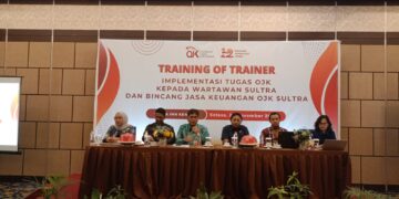 BIJAK Dengan Insan Pers, OJK Sultra Bahas Fenomena Investasi Bodong dan Pinjaman Online Serta Perkembangan Industri Jasa Keuangan