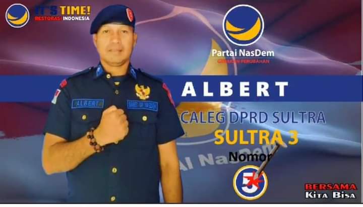 Pendiri Universitas Karya Persada Muna, Albert Maju Jadi Caleg DPRD Provinsi Dapil Sultra III