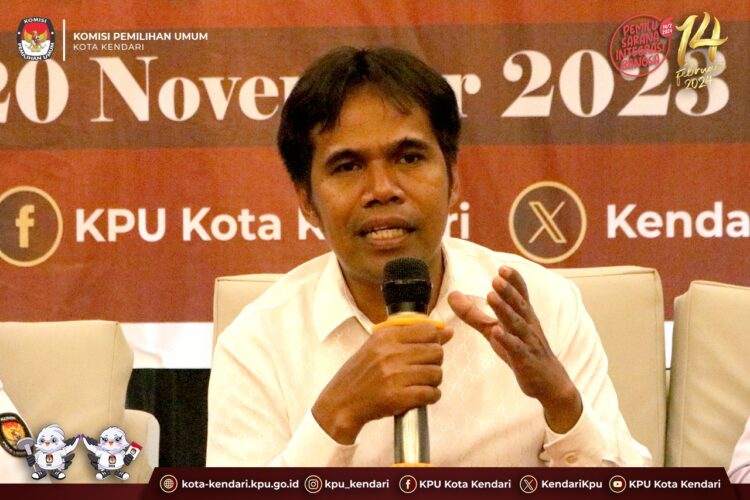 KPU Kota Kendari Imbau Peserta Pemilu untuk Memasang APK di Lokasi yang Telah Ditetapkan