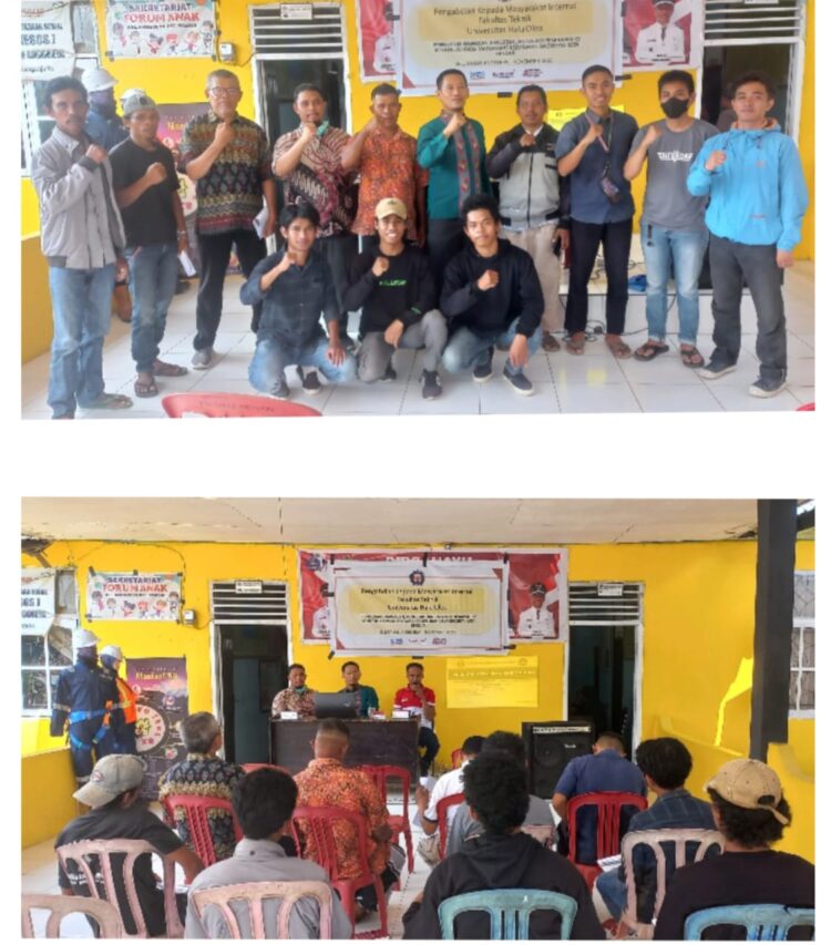 Tim Dosen Prodi D3 Sipil Fakultas Teknik UHO Edukasi Warga Kelurahan Anggoeya Tentang Penguatan Wawasan, Pengetahuan Dalam Penerapan K3 Konstruksi