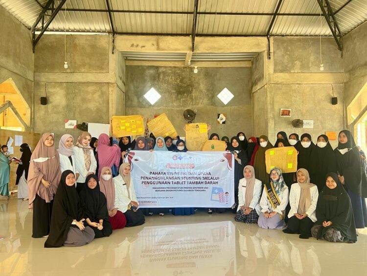 Lakukan Pengabdian Masyarakat, Mahasiswa PSPPA UHO Angkatan X Kelompok VI Adakan Sosialisasi Bahaya Stunting & Upaya Penanggulangan Stunting Melalui Penggunaan Tablet Tambah Darah ke Siswa SMA Al Qur’an Wahdah Islamiah Kendari