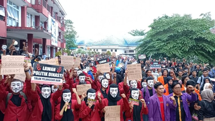 Gelar Mimbar Demokrasi, Aliansi Mahasiswa dan Rakyat Sultra Tolak Politik Dinasti dan Pelanggar HAM