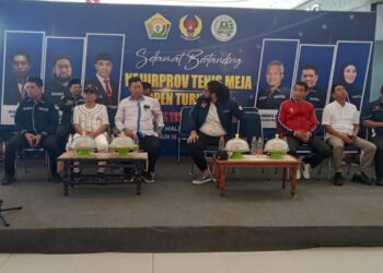 Ketua KONI Sultra Hadiri Pembukaan Tenis Meja Open Tournamen untuk Kelompok Umur yang Diselenggarakan PTMSI 