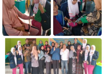 Mahasiswa Prodi D-III Kebidanan Fakultas Vokasi Universitas Karya Persada Muna Gelar Pemeriksaan Gratis di Desa Napalakura Kecamatan Napabalano