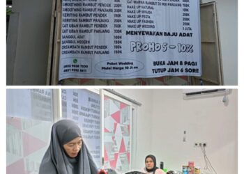 Mau Percantik Diri, DJ Salon Tata Rias Rambut dan Wajah Solusinya yang Terletak di Pasar Wayong Kendari
