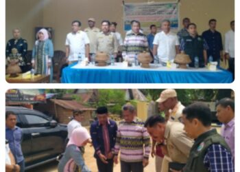 Plt Bupati Muna Drs. H. Bahrun, M.Si Buka Musrenbang dan Meresmikan Sumber Air Bersih di Desa Banggai Kecamatan Duruka