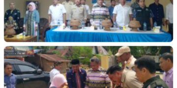 Plt Bupati Muna Drs. H. Bahrun, M.Si Buka Musrenbang dan Meresmikan Sumber Air Bersih di Desa Banggai Kecamatan Duruka