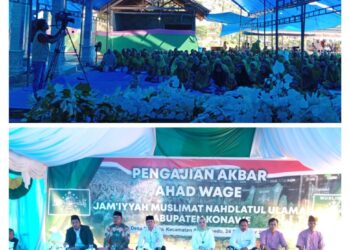 Wasekjen PBNU H. Andi Sahibuddin Hadiri Pengajian Akbar Jam’iyyah Muslimah NU Konawe